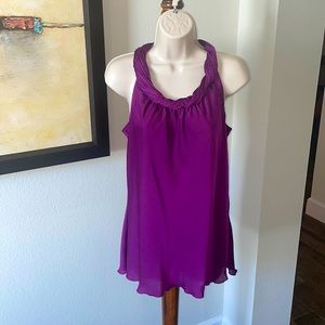 Beautiful flowy  purple tank by Spense size M. Very stunning..dress up or down